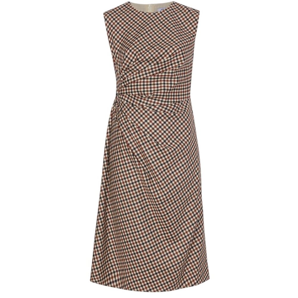 NWT - M.M. LaFleur Jeannine Dress - Windowpane Sharkskin - size 16